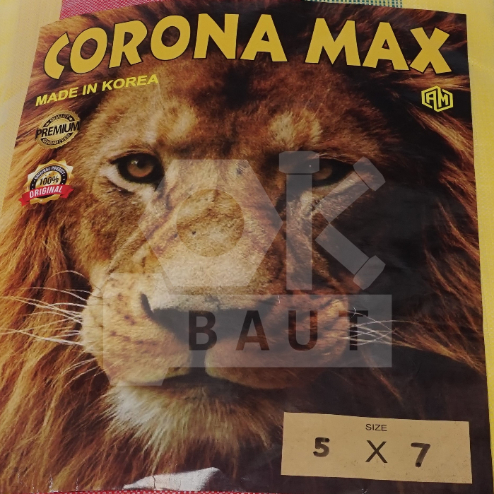 Terpal A20 5x7 meter Corona Max Stripe Terpaulin Terpal Korea Terpal plastik Terpal kolam ikan Terpa