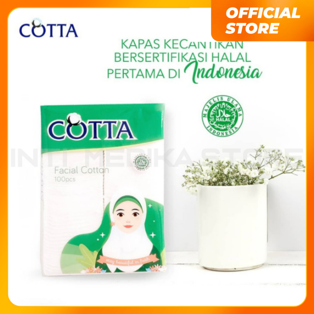COTTA - Kapas Wajah Kecantikan | Facial Cotton | Kapas Pembersih P3K