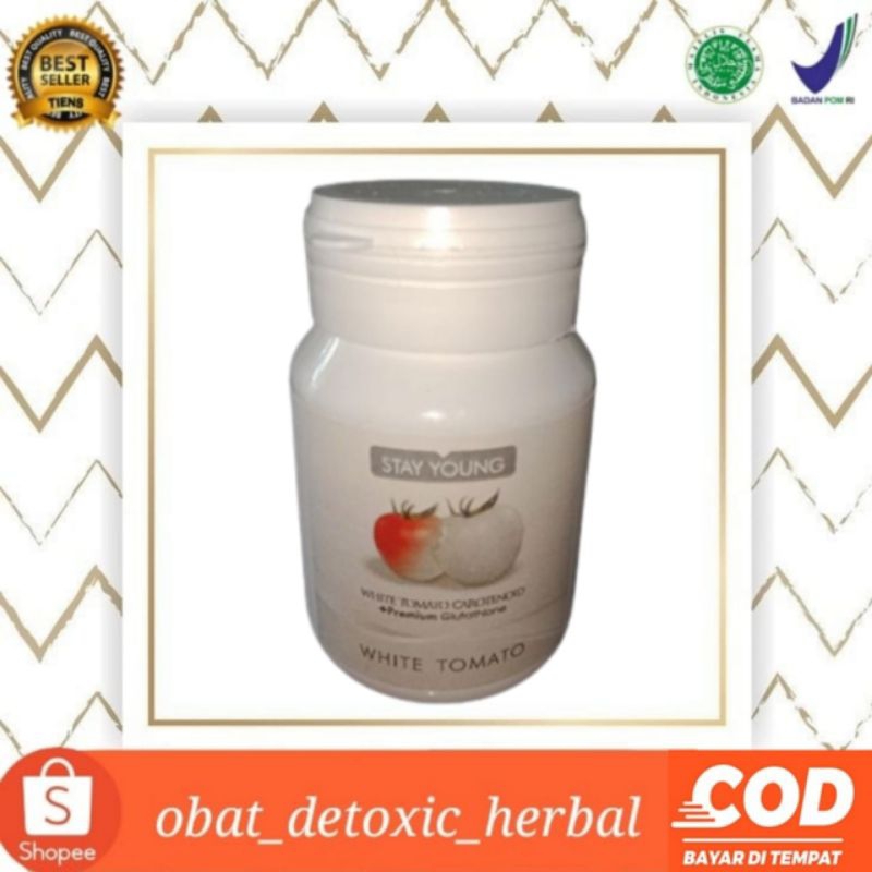 WHITE TOMATO Suplemen Pemutih Badan Asli Original Terbaik
