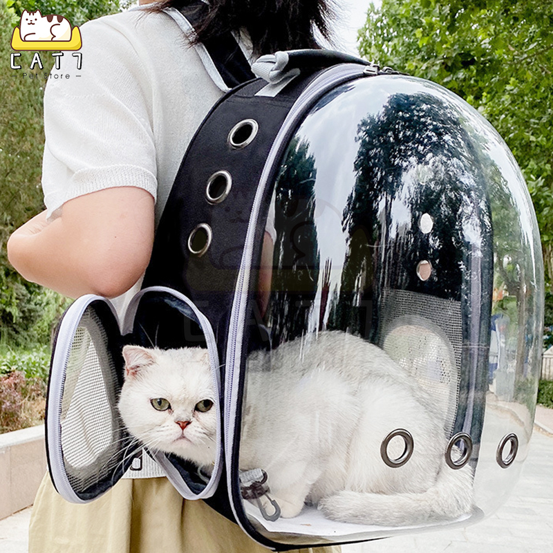 Tas Kucing/Tas Astronot Kucing Transparant Tas Ransel Travelling Hewan Tas Bepergian Hewan Peliharaan Anjing Pet Cargo Bag