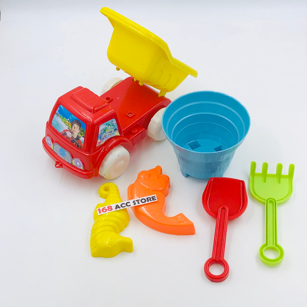 MAINAN ANAK MOBIL TRUK DUMP PASIR / MOBIL TRUK KONTRUKSI KECIL