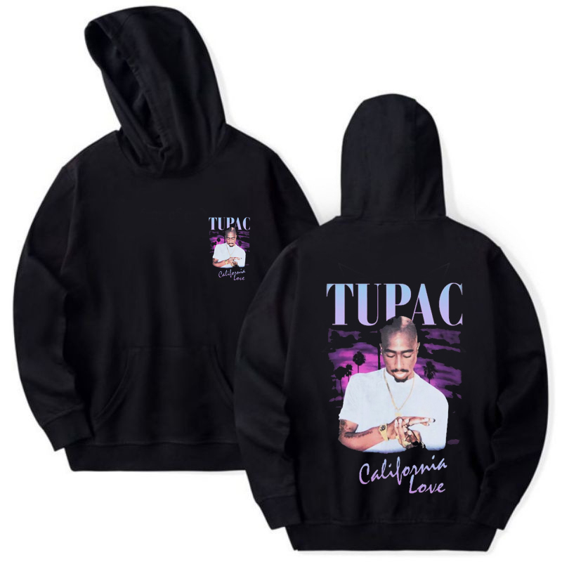 JAKET HOODIE TUPAC 2 CALIFORNIA LOVE  rap tees hiphop travis scott tupac shakur ice cube snoopdog vi