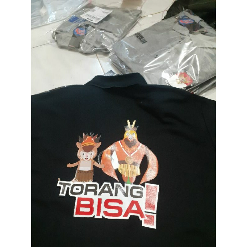 KAOS POLO BERKERAH TANGAN PENDEK- PON PAPUA 2021 -TANGAN PENDEK