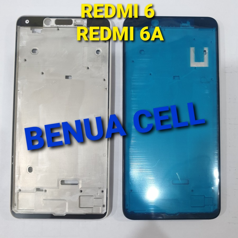 TULANG TENGAH XIAOMI REDMI 6A REDMI 6 PRO REDMI 7A FRAME LCD BEZZEL - BDC