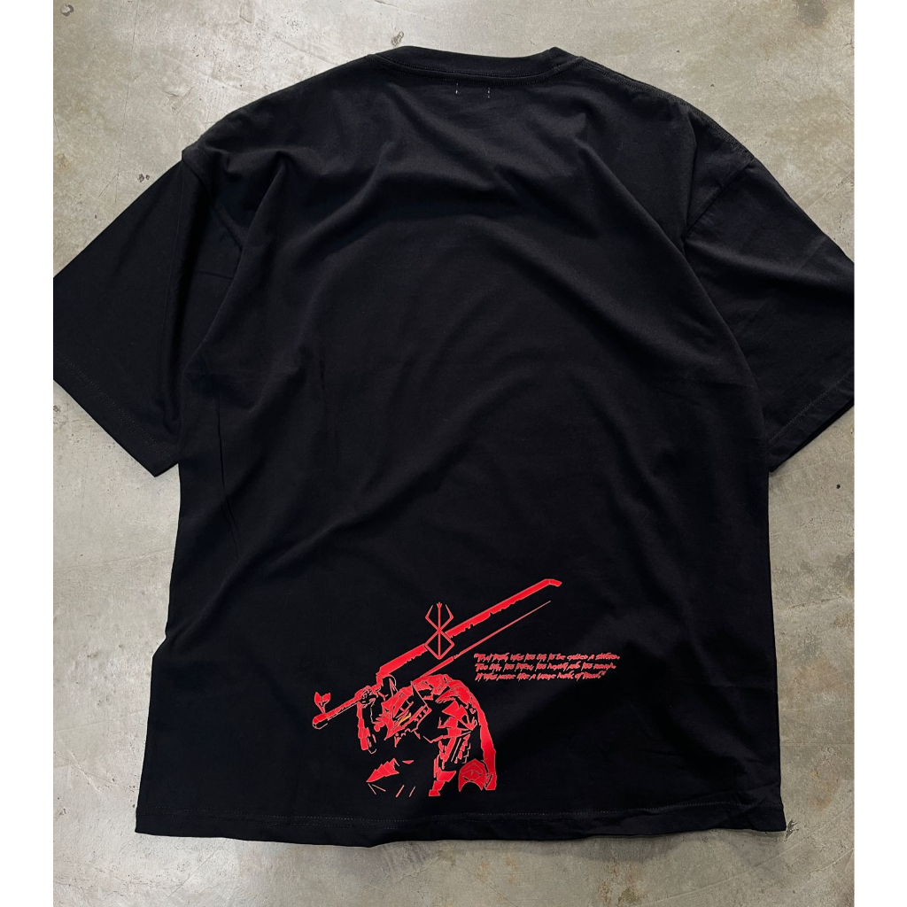 Tshirt Berserk Black Anime Manga Premium Unisex