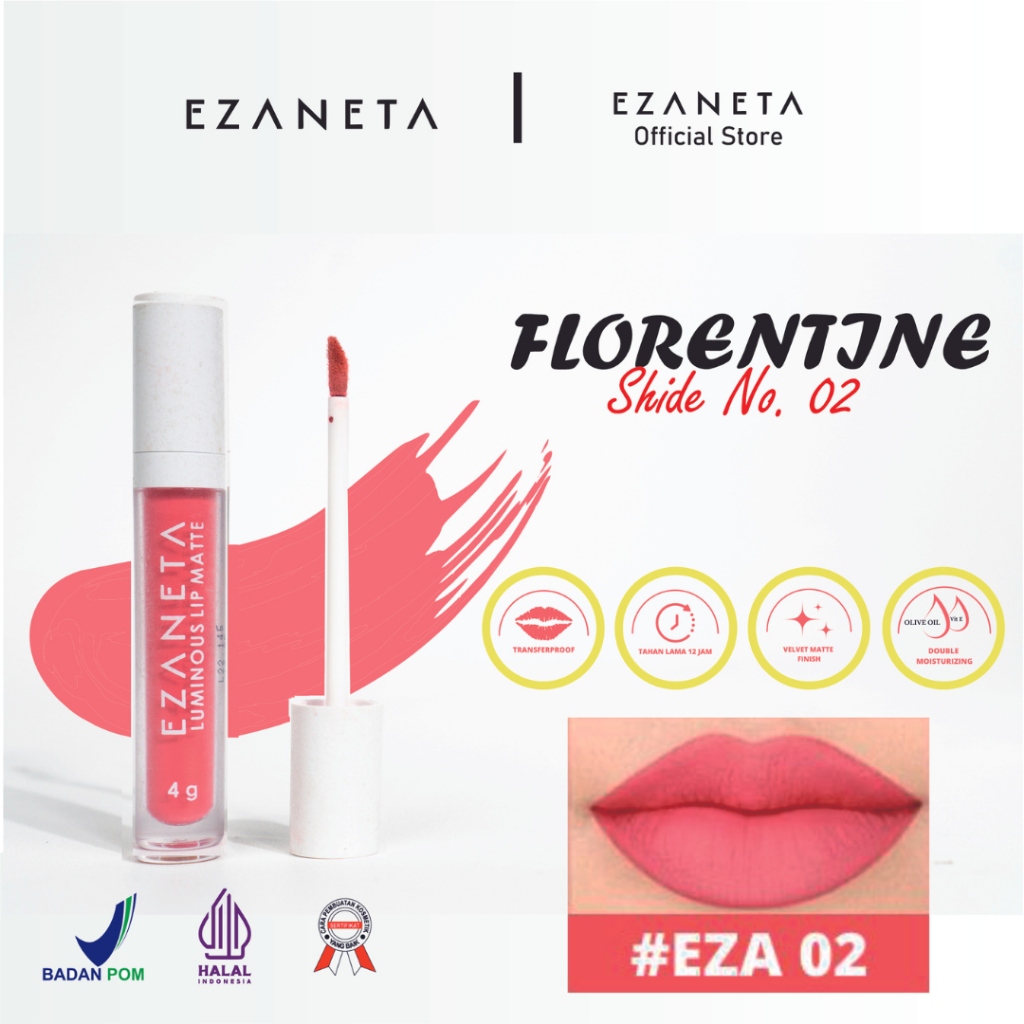 EZANETA LUMINOUS LIP MATTE LIP CREAM 02