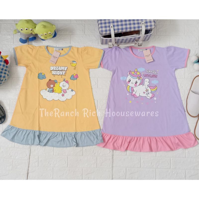 Daster/Dress Anak Rempel Anne Claire Size:12