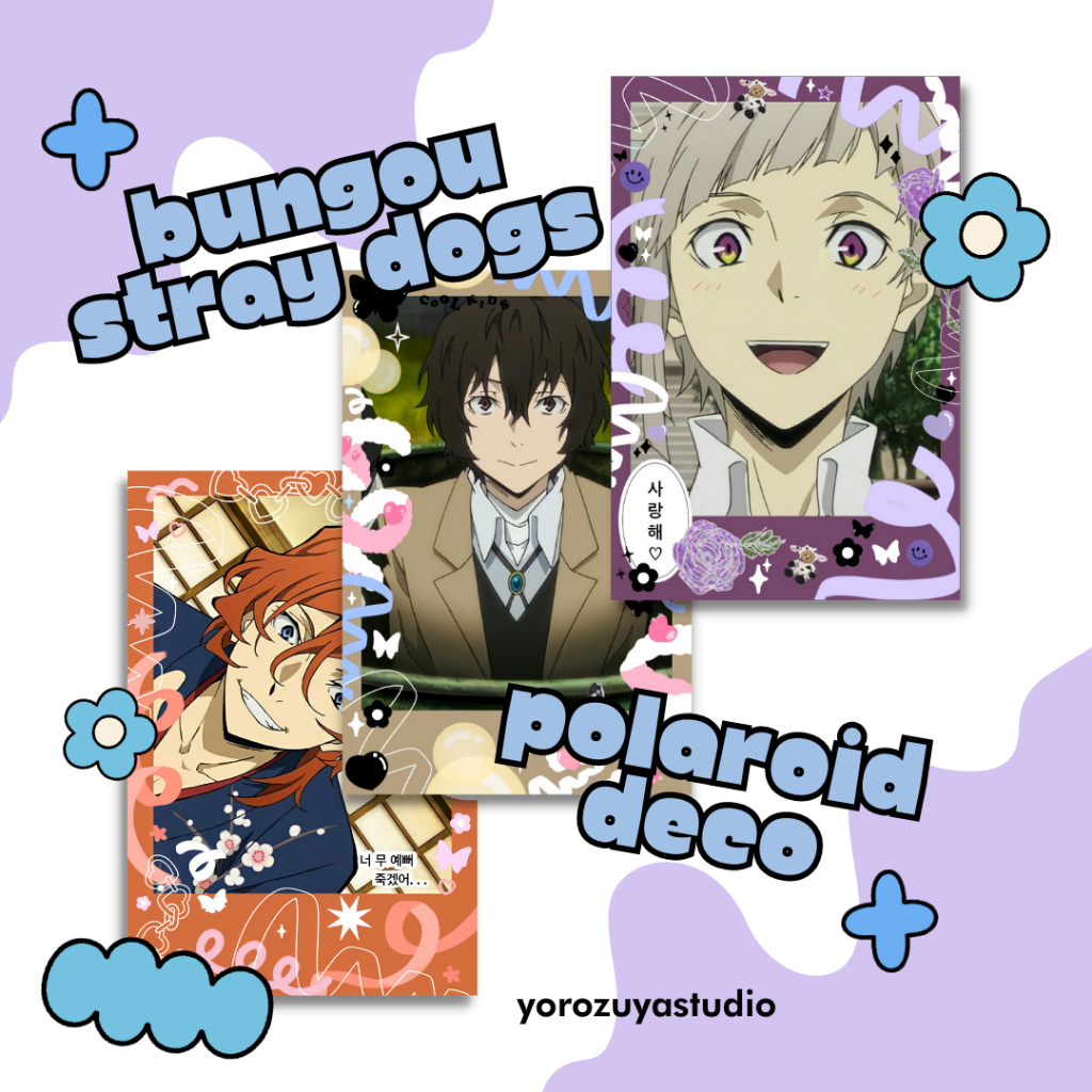 polaroid anime | bungou stray dogs polaroid | polcos | anime polaroid