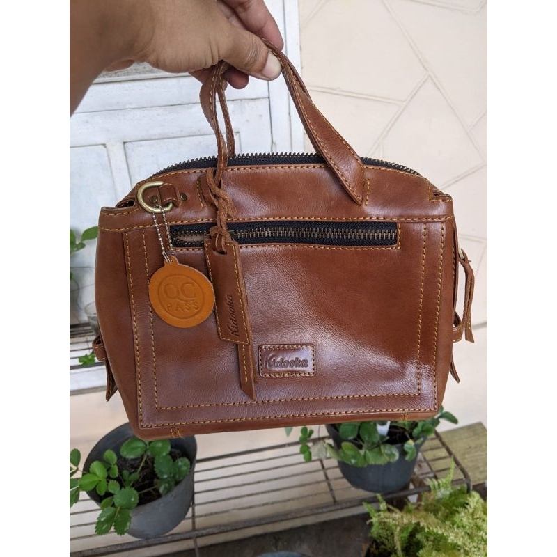 tas kulit hikaru brand lokal kidooka yogyakarta