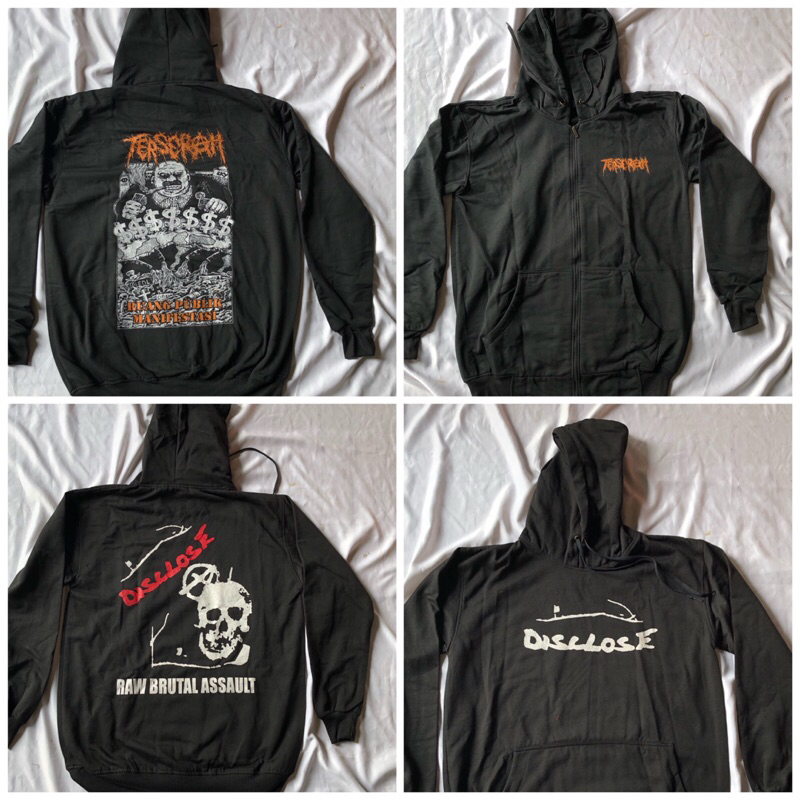 jaket switer hodie band punk disclose Terserah