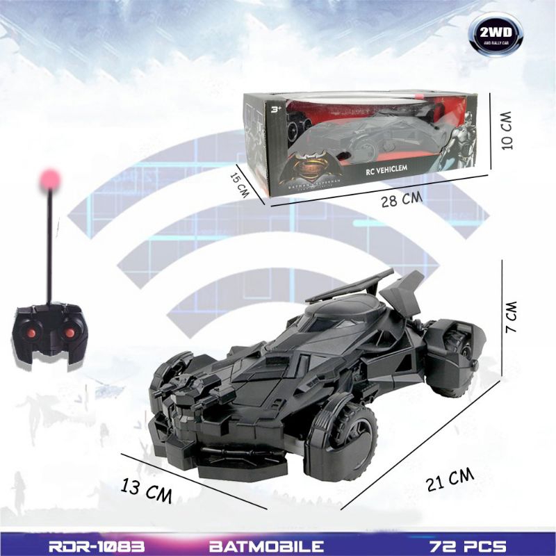 Mainan Mobil Remot Kontrol Anak, Mainan Remot Control, Mainan Mobil Anak, RC Batmobile Mainan Anak M