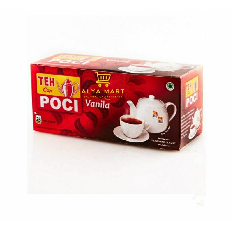 

Teh Celup Cap Poci Aroma Vanilla 25 Bags