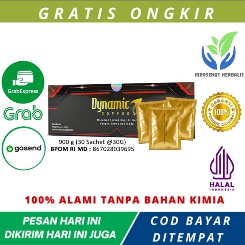

Kopi Dynamic Dynamik Dinamik Dinamic 1 Slop Isi 30 Sachet Original 100% Bergaransi - Kopi Coffee Stamina Pria