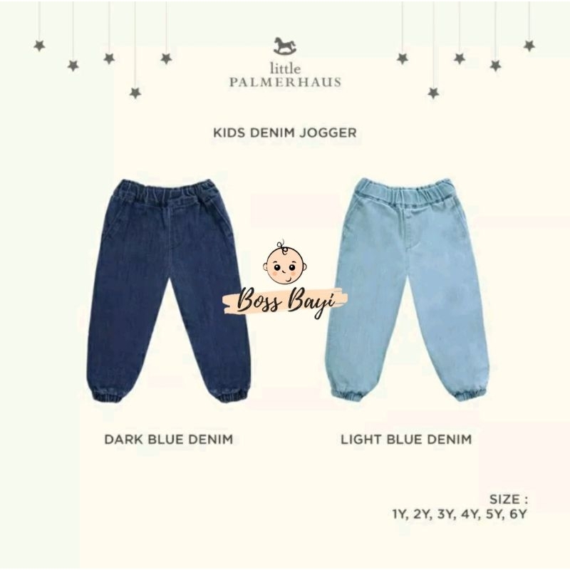 LITTLE PALMERHAUS - KIDS DENIM JOGGER / Celana Denim Joger Anak