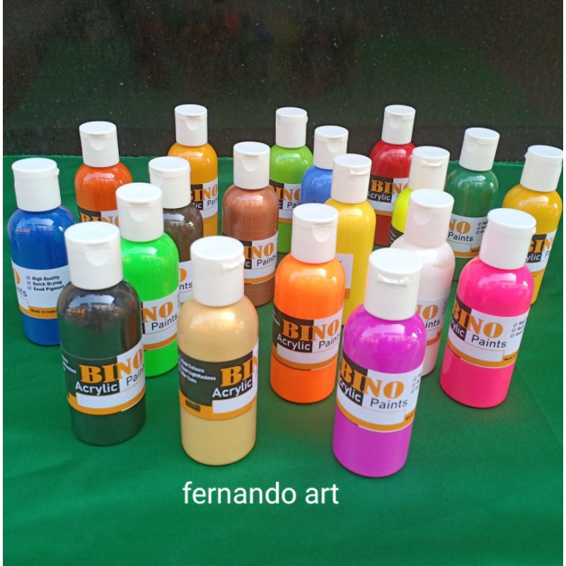 

Acrylic Paint Bino @60ml / Cat Akrilik Bino @60ml