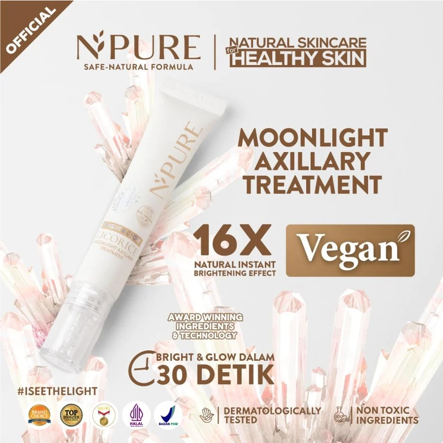 NPURE LICORICE Cleanser / FACIAL WASH | Toner | Serum | Moisturizer | LIPGHT UP Pad | Sheet Mask | MOONLIGHT | PEELINGAXILLARY