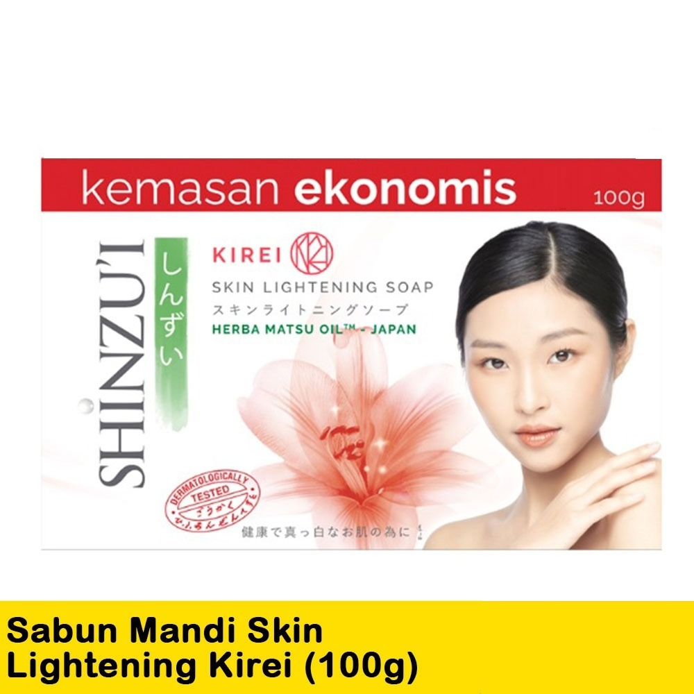 SHINZUI Skin Lightening Bar Soap 100 Gr | Sabun Mandi Batang by AILIN