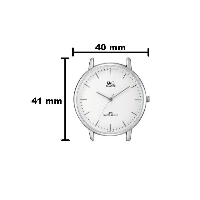 Jam Tangan Pria Casual Business Rantai Stainless Steel Analog Original Q&amp;Q QnQ QQ QZ00 QZ00J Series