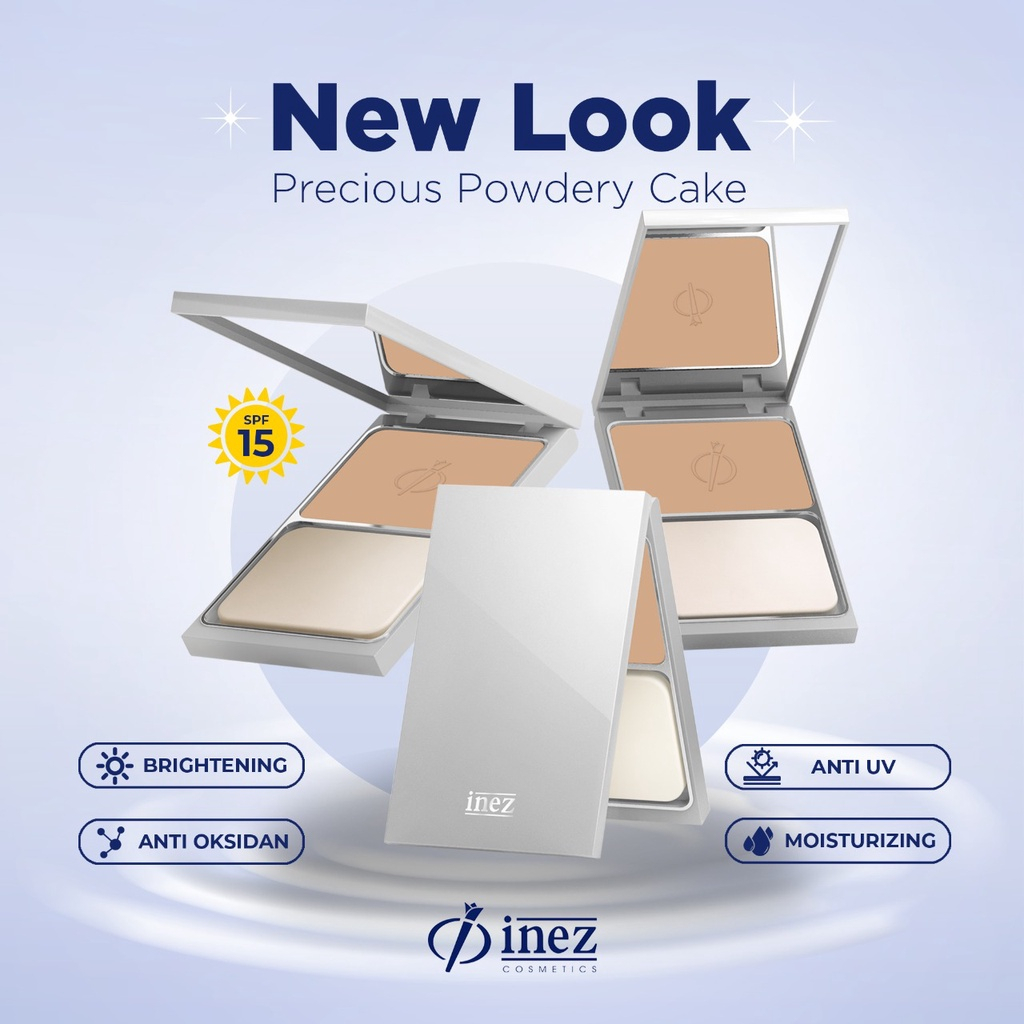 MFI - INEZ PRECIOUS POWDER CAKE (PPC) SERIES REFILL/NON REFILL | READY STOCK