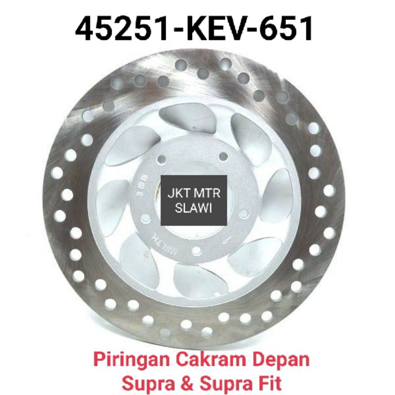 45251-KEV-651 Piringan Cakram Depan Supra dan Supra Fit asli Honda HGP original Honda AHM ORI ASLI HONDA