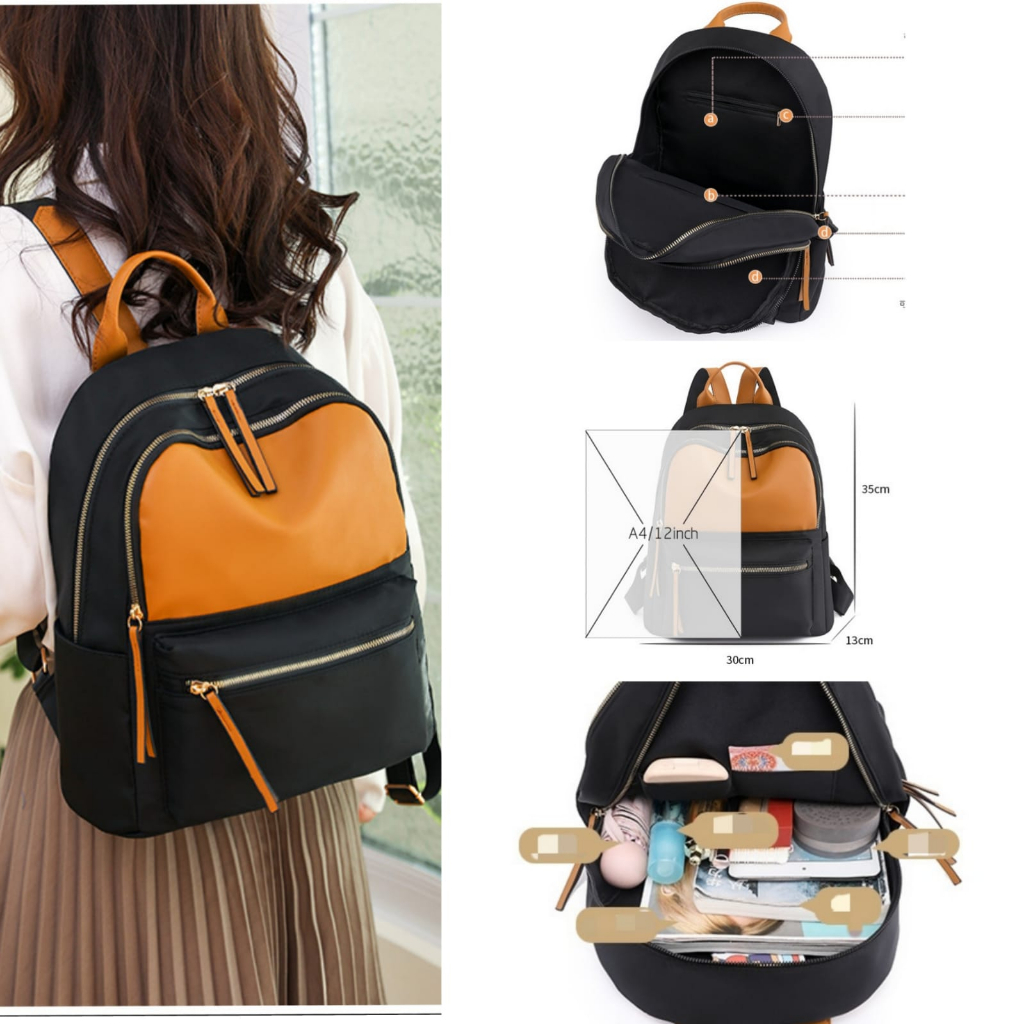 TAS RANSEL WANITA WHIRLIA TA798B5 HITAM BACKPACK KOREA FASHION CASUAL IMPORT BRANDED REMAJA CEWEK KULIAH KERJA SEKOLAH TERBARU MURAH PREMIUM SIMPLE