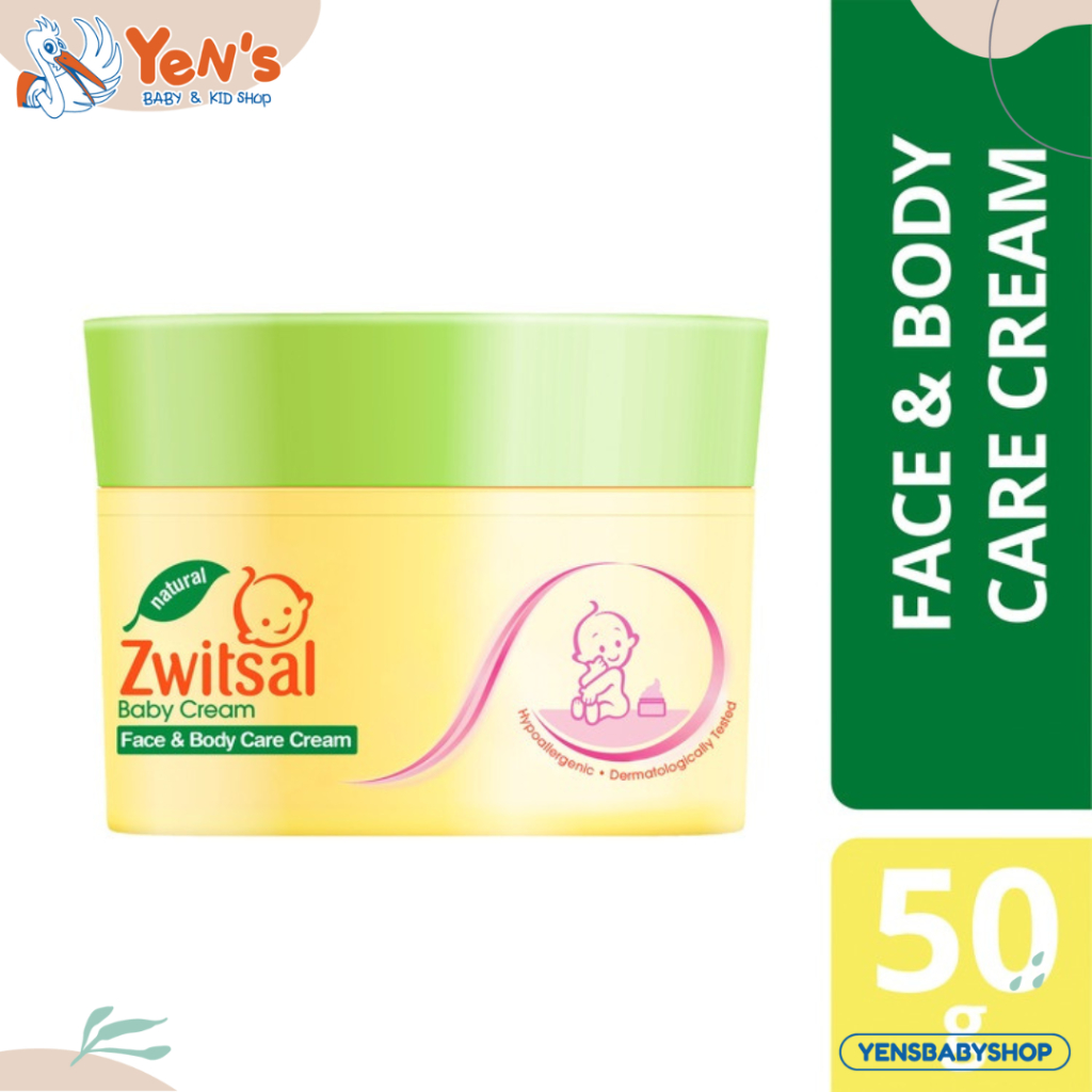 Zwitsal Baby Face &amp; Body Care Cream 50Gr - Krim Bayi