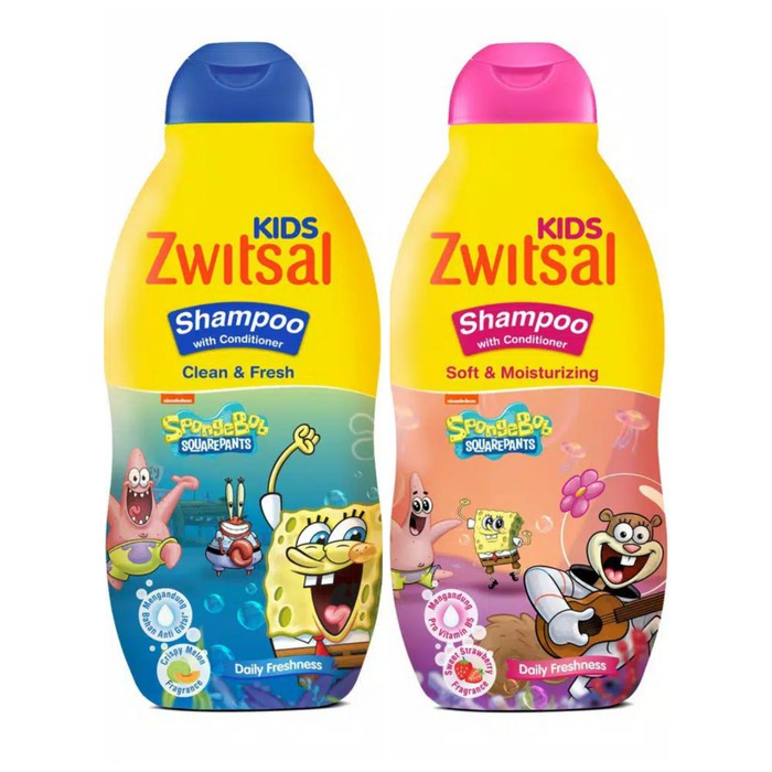 Zwitsal Kids Shampoo With Conditioner | Soft Moisturizing | 180ml