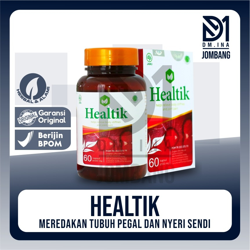 HEALTIK OBAT HERBAL REMATIK DAN ASAM URAT | HEALTIK ASLI BPOM