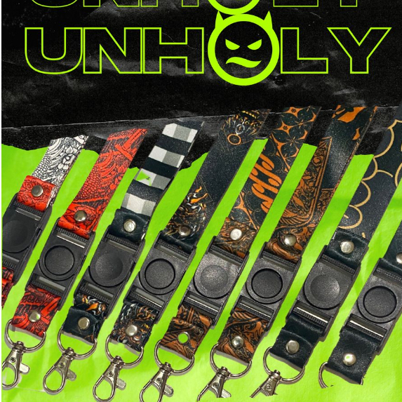 

Lanyard Unholy Authentic Garuda Barong Wayang Original Tali Lanyard Free Rubber