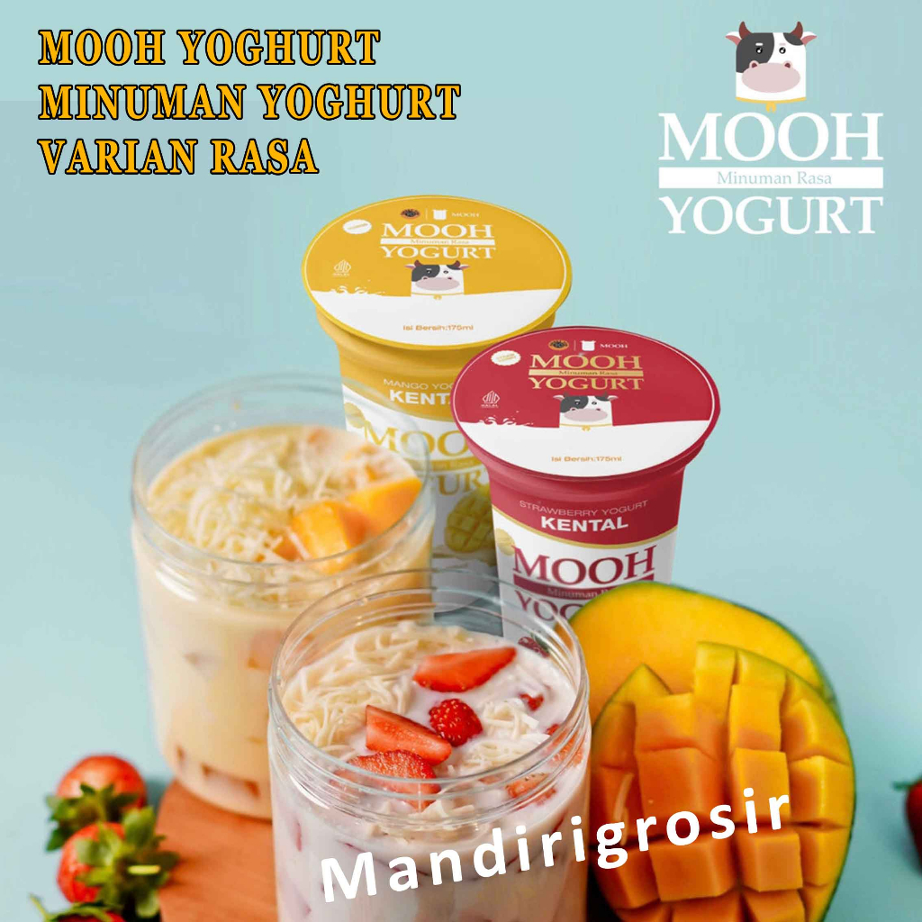 Minuman Yogurt* MOOH Yogurt* Varian Rasa* 175ml