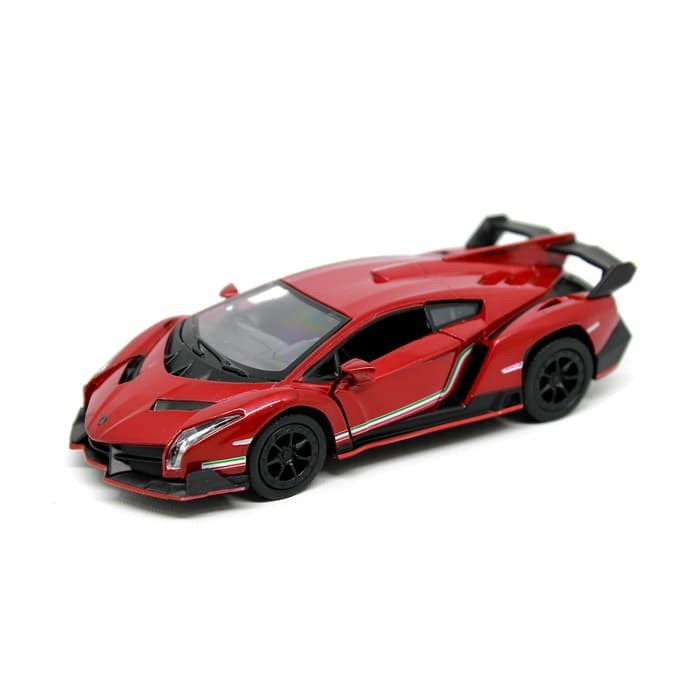 diecast mobil koleksi kinsmart Lamborghini Veneno  kinsmart MERAH
