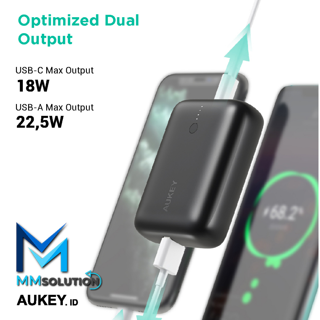 AUKEY Powerbank PB-N83S 10.000mAh PD 3.0 Fast Charging 18W - 22.5W