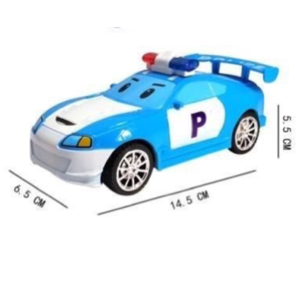 Mainan RC remote control mobil robocar Poli police mobil mobilan ROPO