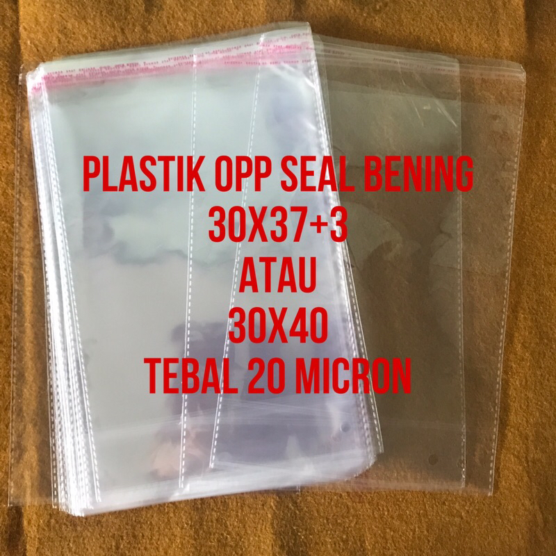 Plastik opp seal 30x37+3 , opp double seal 30x40 , plastik lem 20 micron