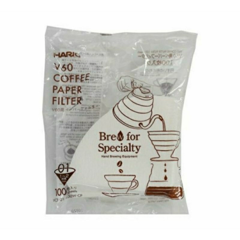 Hario Brew For Specialty Coffee Filter 01 VCF-01-100W-CP