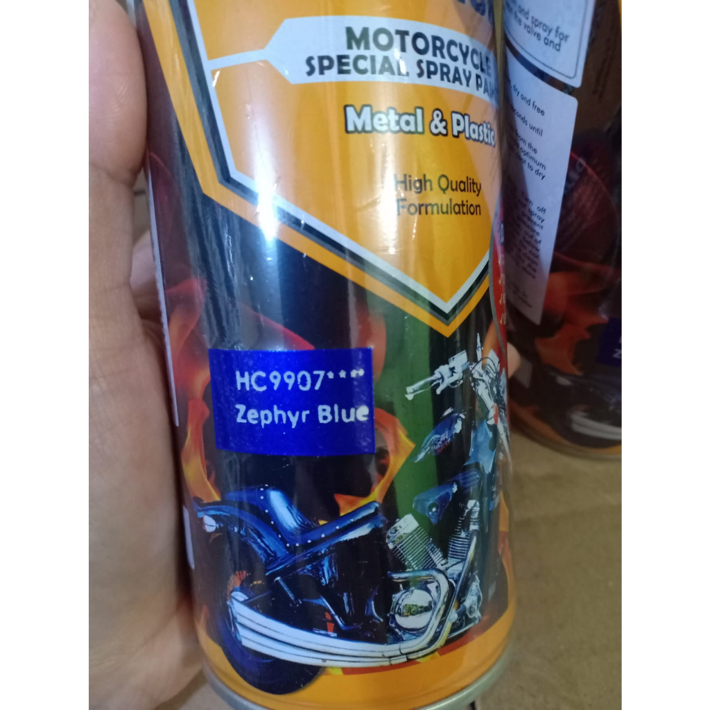 Cat Semprot DITON PREMIUM Pilok Pilox Warna Harley Zephyr Blue HC 9907**** (400cc)