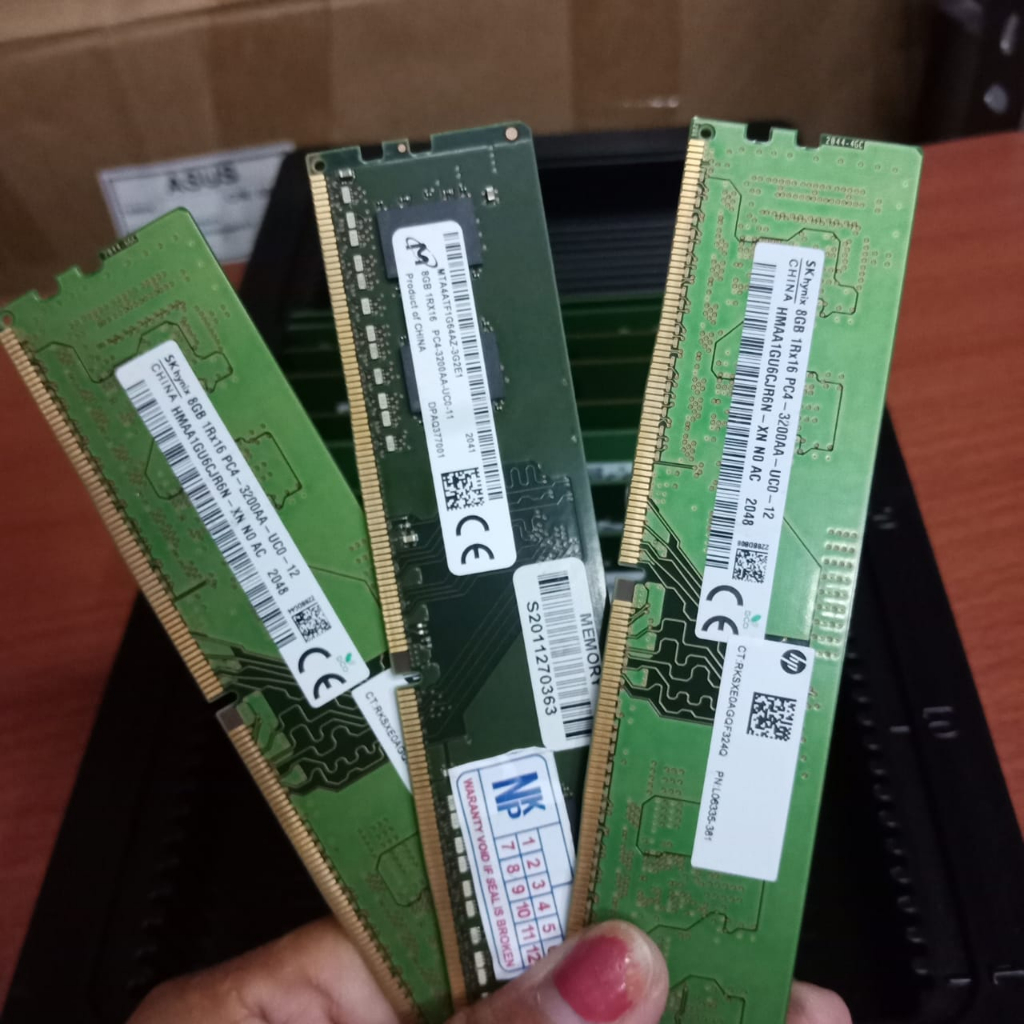 Memory Ram PC DDR4 8Gb 25600/3200Mhz Original copotan for PC Komputer 3200mhz