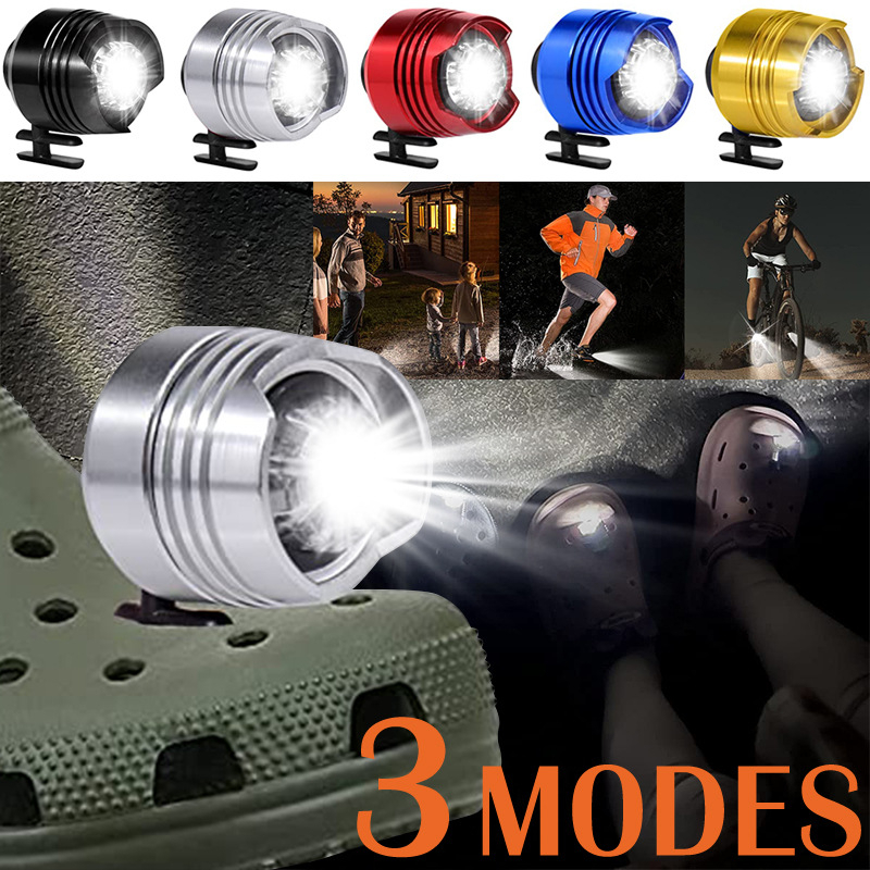 Headlights For Crocs Shoes Led Light Lampu Depan Untuk Sepatu Crocs Led Light Ipx5 Lampu Sepatu Tahan Air Lampu Aksesoris Berkemah Hiking Luar Ruangan Cocok Untuk Orang Dewasa Anak