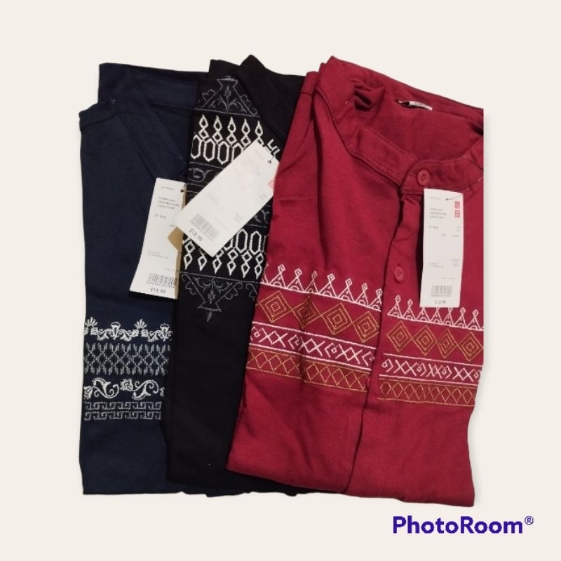 Baju Koko Uniqlo Lengan Pendek