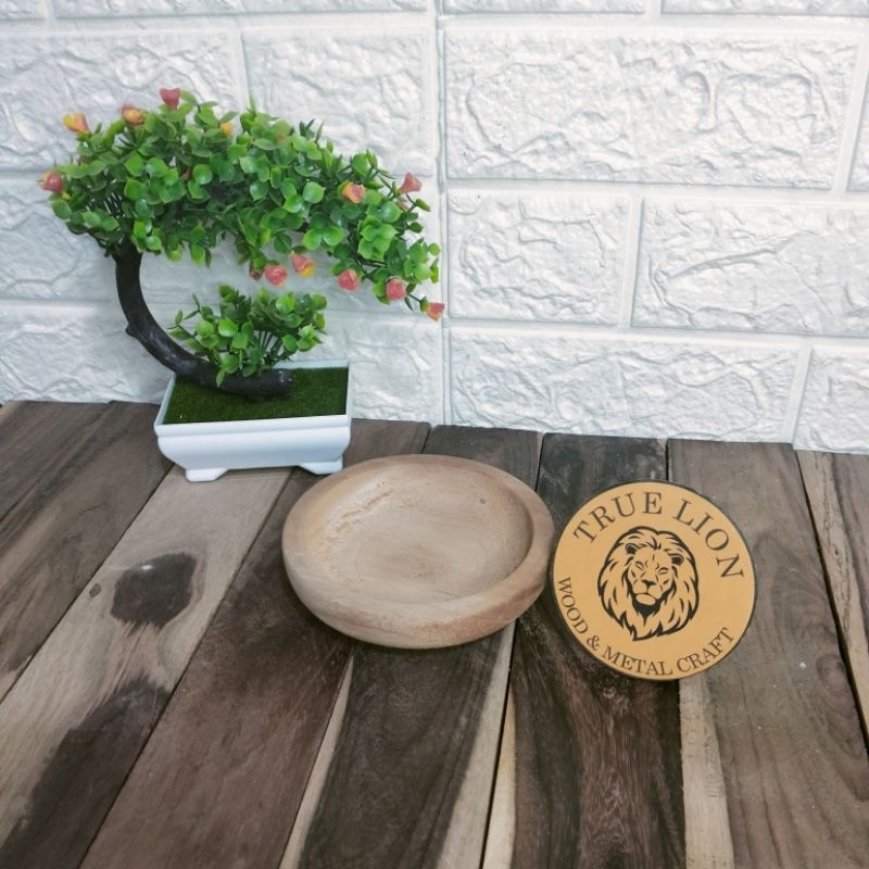 Cobek Mini Kayu Mahoni / Cobek Kayu Mahoni / Cobek Kecil