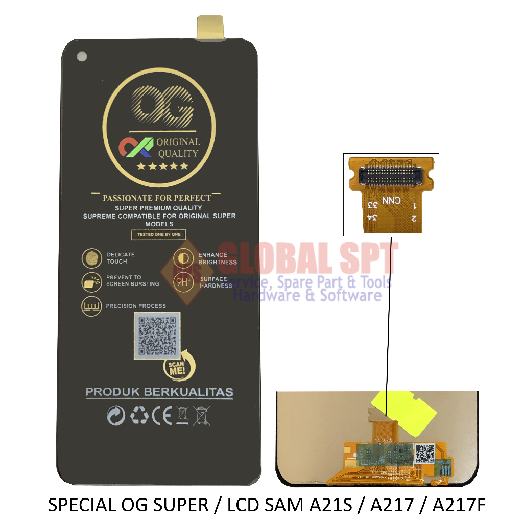 SPECIAL OG ORI SUPER / LCD TOUCHSCREEN SAMSUNG A21S / A217 / A217F