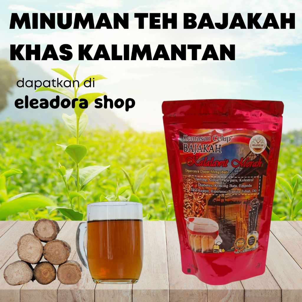 

Kemasan Celup Bajakah Kalalawit Merah - Bajakah Keluarga Sehat
