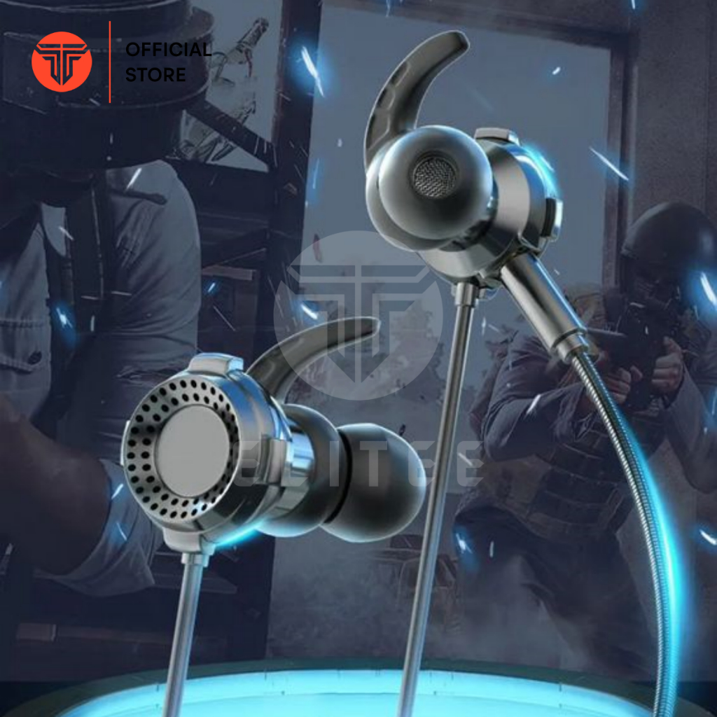 Headset Gaming Dual Microphone Megabass Headphone Game