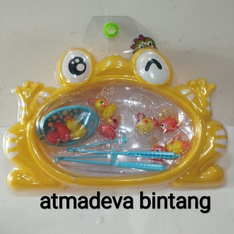 Mainan Pancingan Ikan Bebek Set Kolam Lucu /Fishing Set Duck /Mainan Keluarga  Edukasi Seru