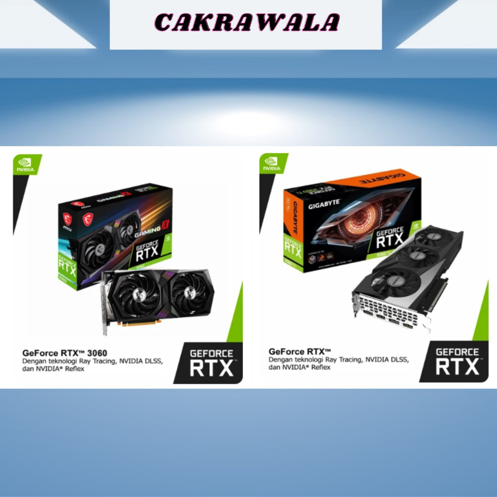 (PAKET BUNDLING) VGA GIGABYTE GeForce RTX 3060 Ti GAMING OC 8GD  RTX 3060Ti 8GB GDDR6