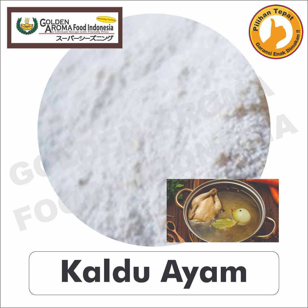

Bubuk Tabur Rasa Kaldu Ayam 100Gr Bumbu Masak Serbaguna Chicken Stock Seasoning Powder halal murah