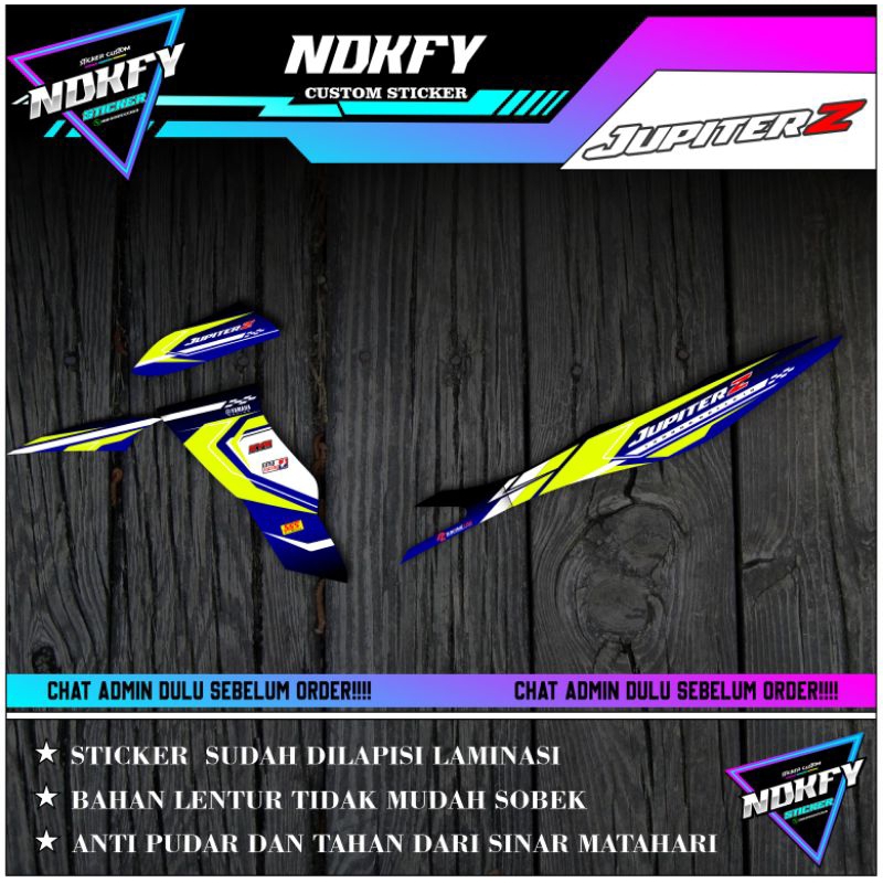 STIKER LIS STRIPING JUPITER Z STRIPING VARIASI JUPITER  BURHAN 2006-2009 001