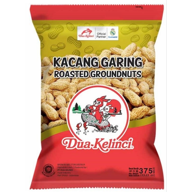 

Dua Kelinci Kacang Kulit Garing 370 g