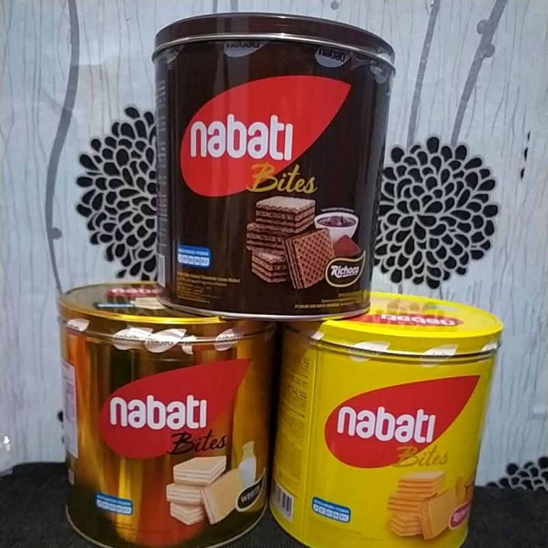 

Nabati bites kaleng 287g,free bubble wrap/kardus