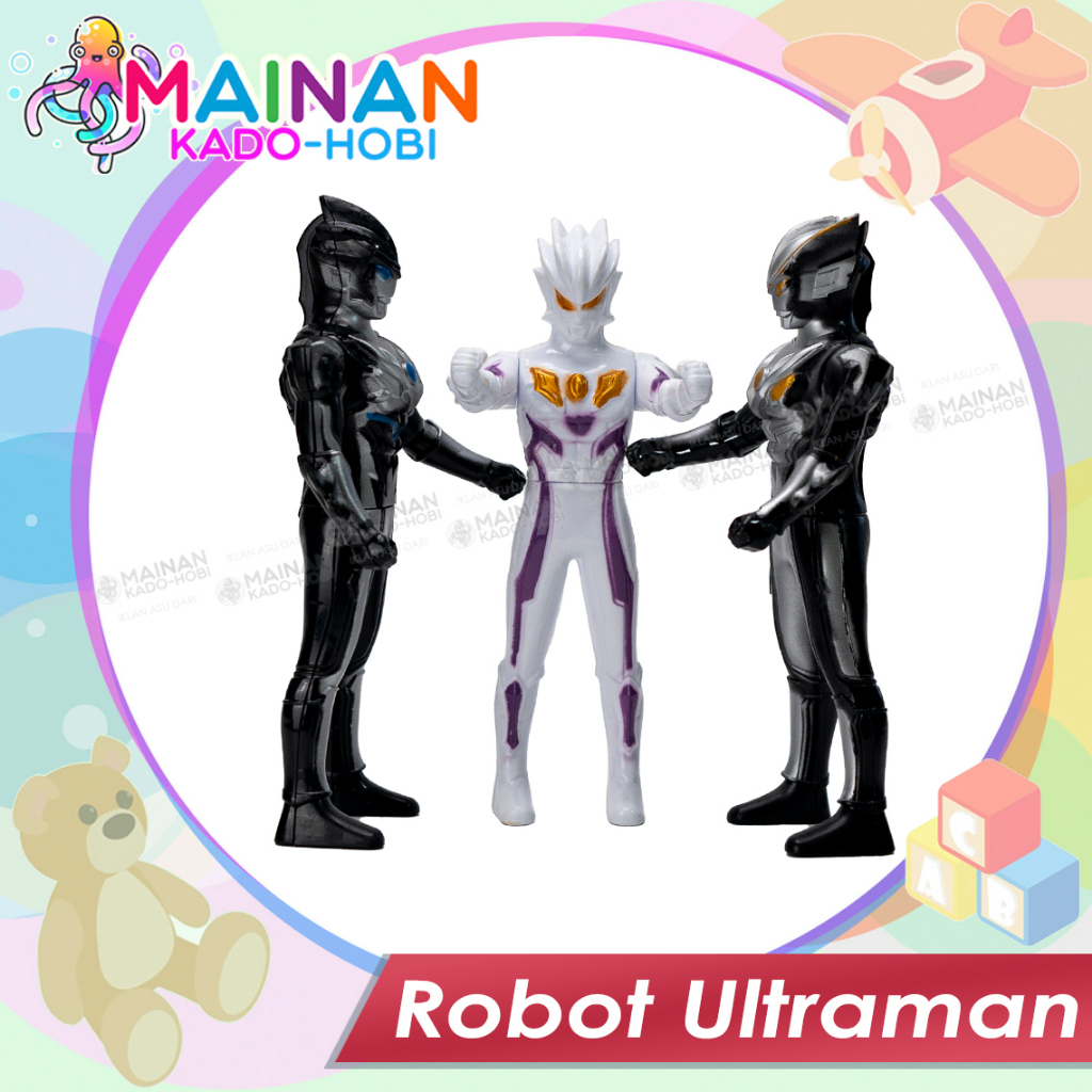 KADO MAINAN ANAK LAKI MINIATUR SUPERHERO ACTION FIGUR ROBOT ULTRAMEN